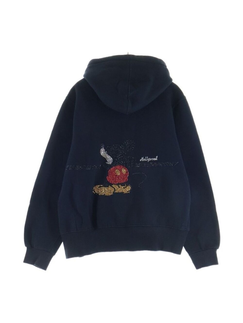 Dolce & Gabbana Mickey Mouse Rhinestone Hoodie Black